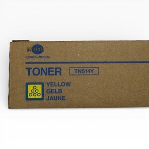 Konica Minolta A9E8230 TN514Y Genuine Toner, 26K pages, Yellow